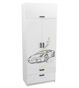 Шкаф коллекции Престиж New (с принтом)