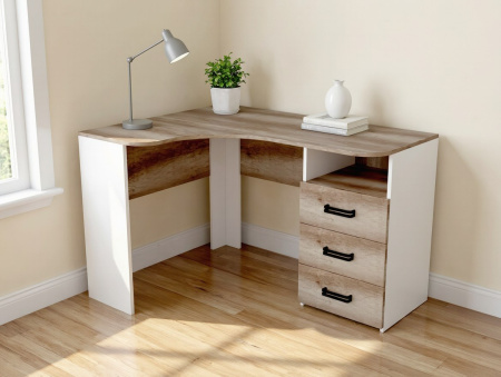 Комплект мебели для школьника: стол угловой + полка + тумба от Династия Kids