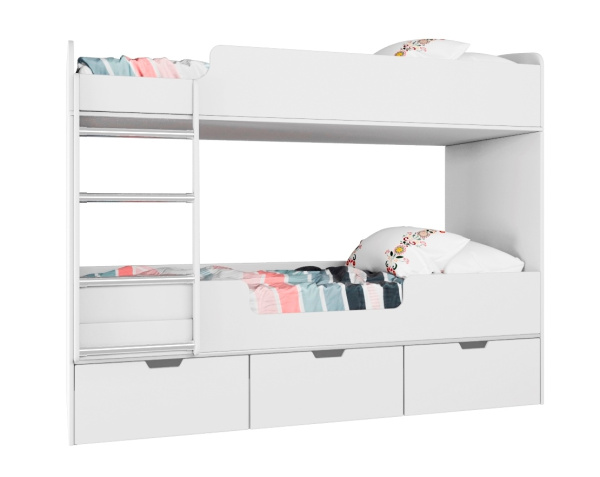 Кровать 2-х ярусная Малыши Двойняшки 180х80 от Династия Kids