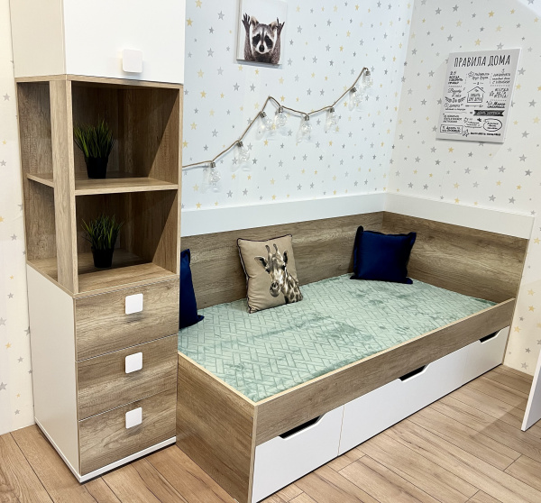 Пенал-стеллаж коллекции Модерн (правый/левый) от Династия Kids