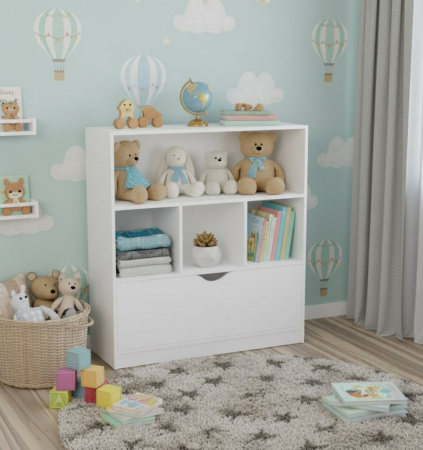 Стеллажи детские Уют 1 + Уют 2 + Уют 3 от Династия Kids