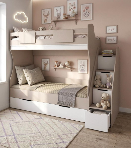 Кровать 2-х ярусная МИА (цвета разные) 180х80