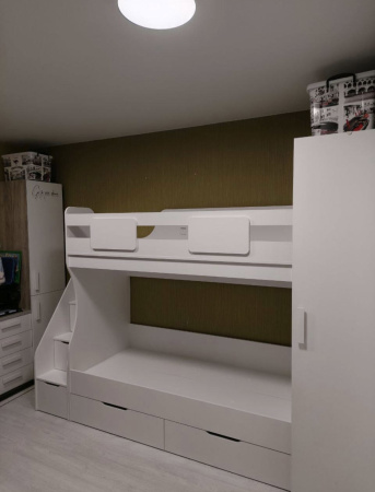 Кровать 2-х ярусная МИА (цвета разные) 180х80 от Династия Kids