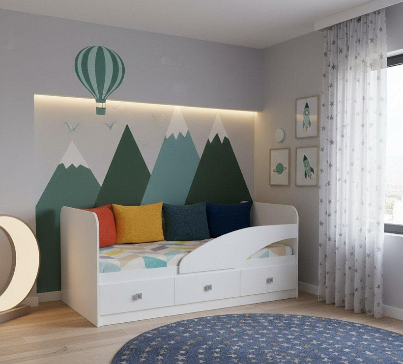 Кровати с бортиками от Династия Kids