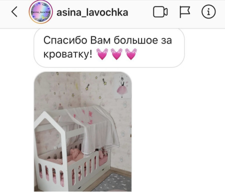 Кровать детская Домик Теремок 160х80  от Династия Kids