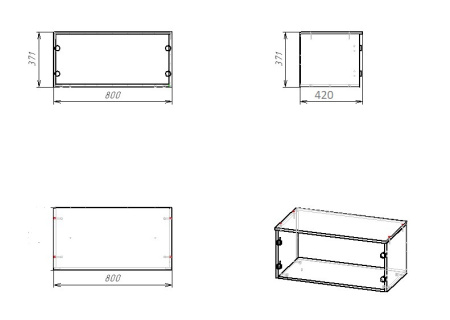 Шкаф коллекции Умка с антресолью  от Династия Kids
