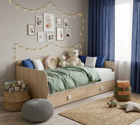 Комплект коллекции Формат: кровать 200х90 + стол + шкаф от Династия Kids