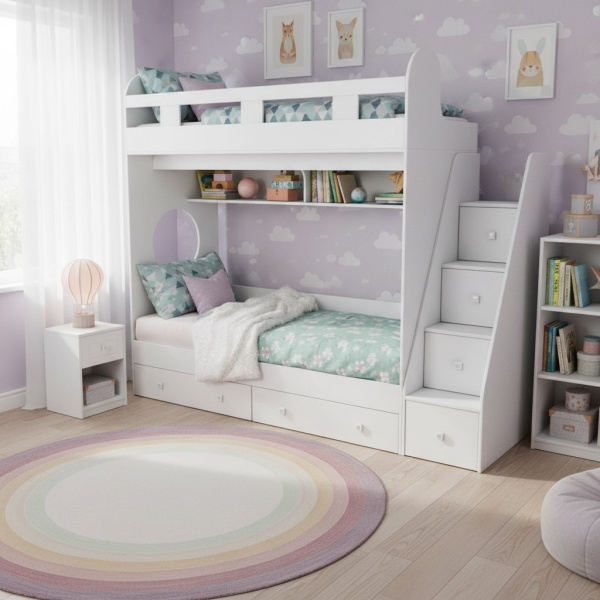 Кровать двухъярусная 200х90 Юниор-1  от Династия Kids