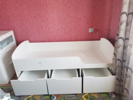 Кровать Малыш New 180х80 (цвет белый) от Династия Kids